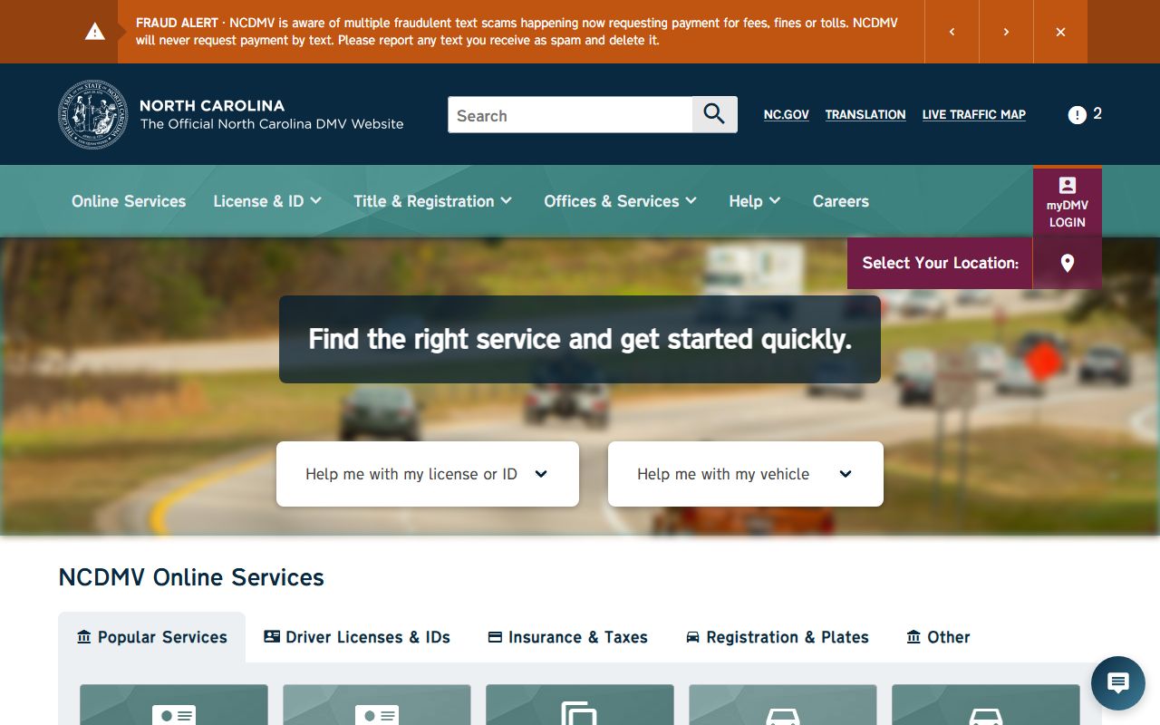 Asheboro phone area codes NCDMV state portal
