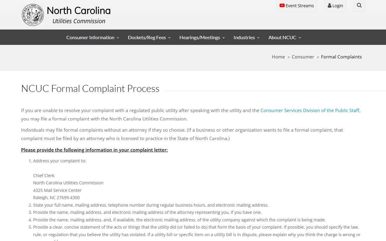 Asheboro phone area codes NC Utilities Commission consumer page